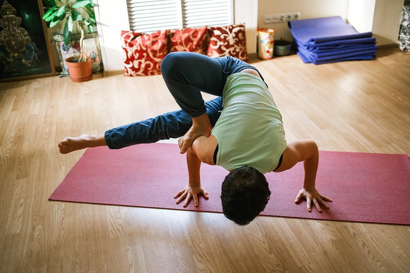 Yoga Pose Stretching Fitness